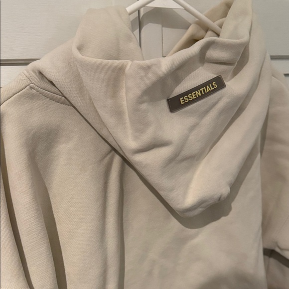 Essentials Beige Hoodie - Picture 3 of 3